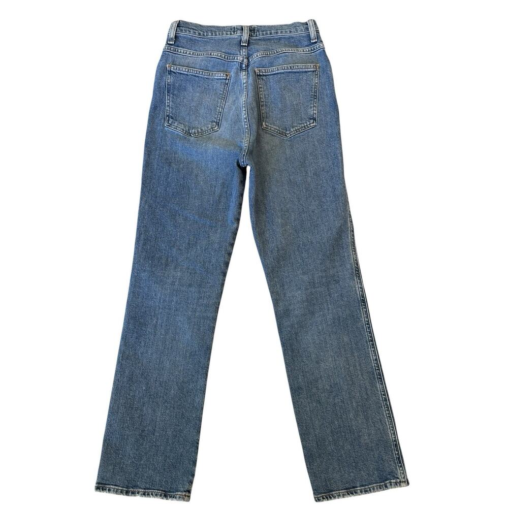 AGOLDE Pinch Waist High Rise Kick Jeans Size 27 Blue Classic Minimal Casual - Picture 6 of 11